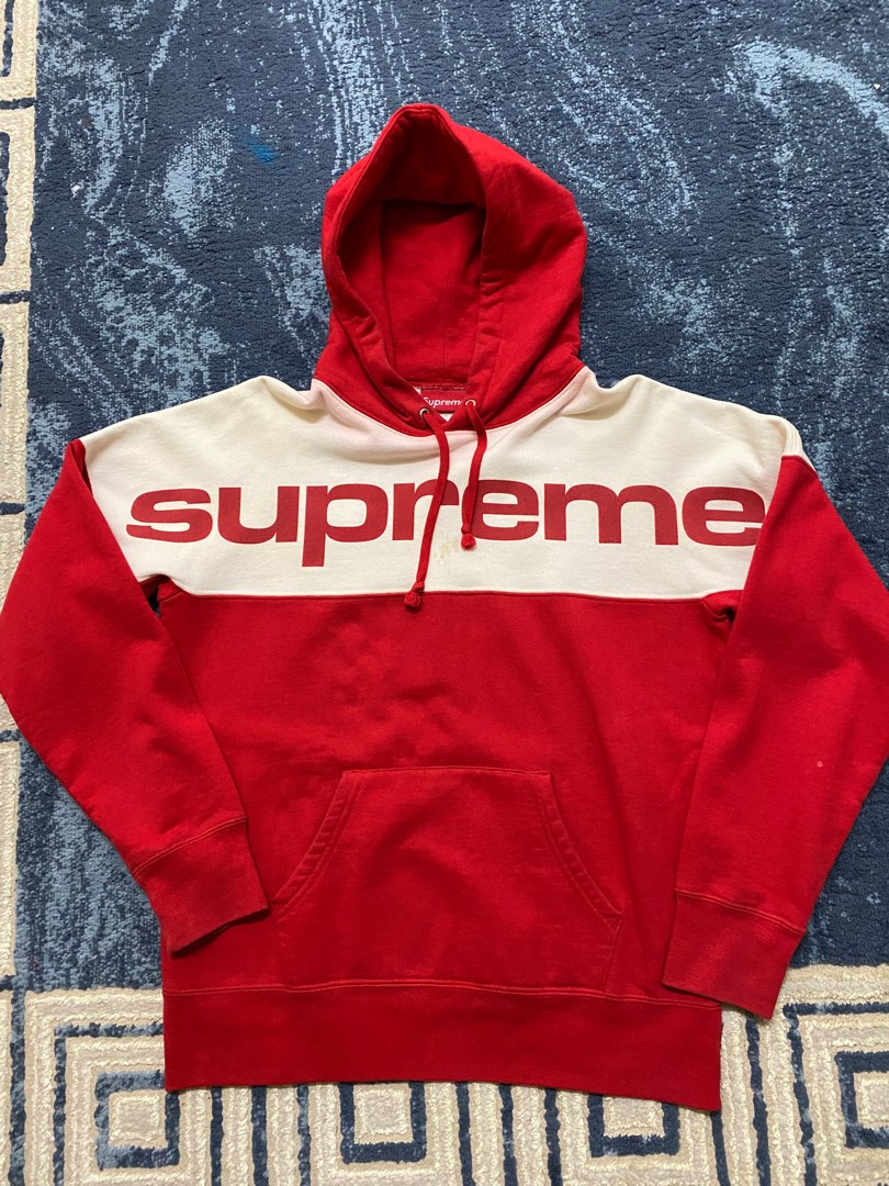 Supreme blocked clearance hooded