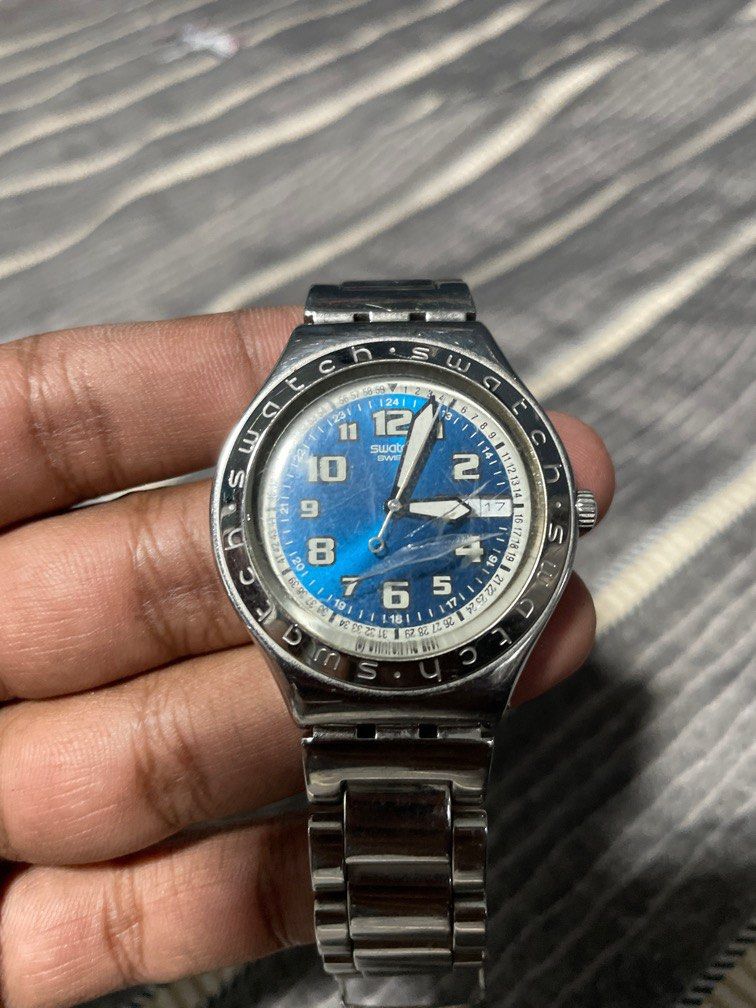 Swatch Irony Men Bracelet Watch Swiss Made Men s Fashion Watches Accessories Watches on Carousell