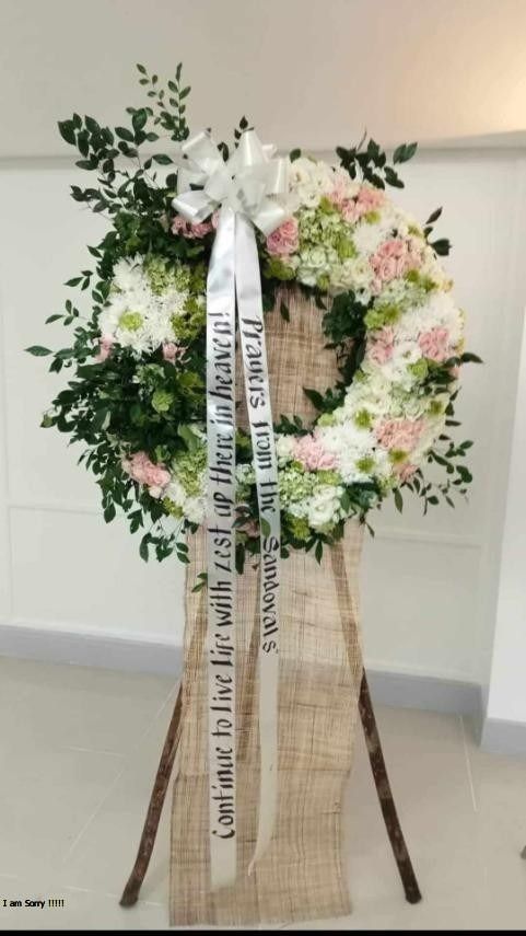 Sympathy Standee, Furniture & Home Living, Home Decor, Artificial ...