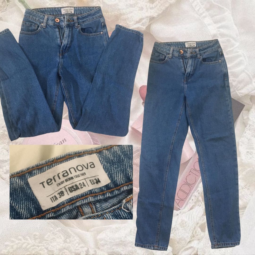 Mom jeans terranova clearance
