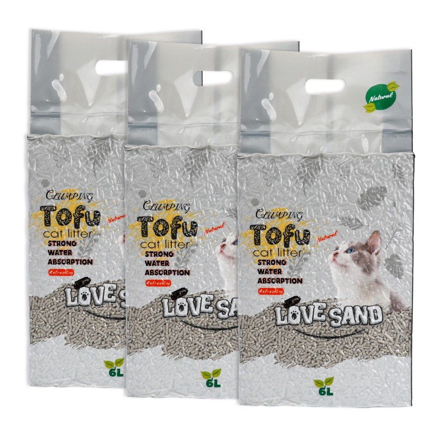 Tofu Cat Litter 6L Charcoal, Pet Supplies, Health & Grooming on Carousell