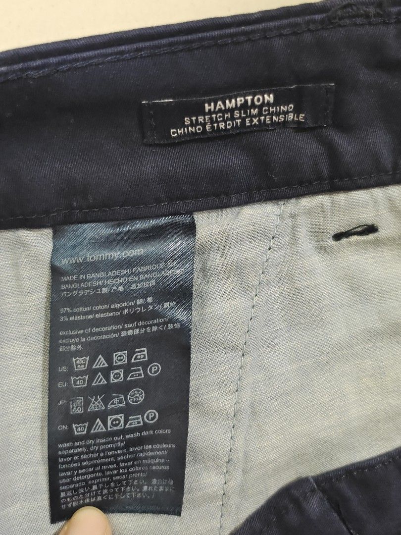 Hampton stretch slim chino top