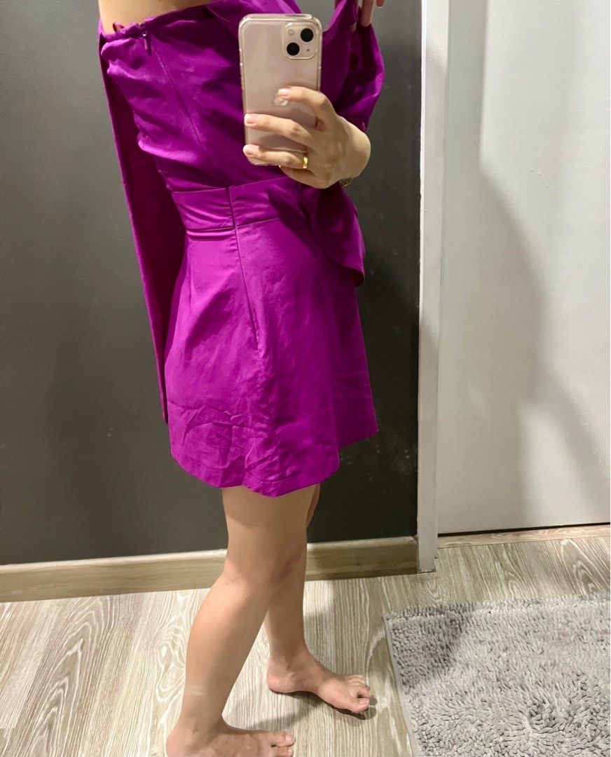 Topshop purple jumpsuit outlet