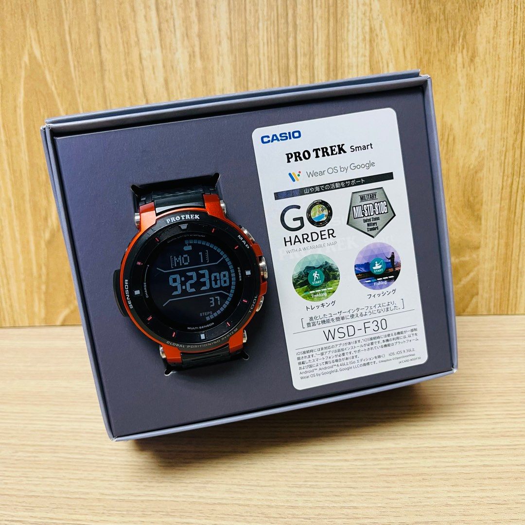 TP CASIO Protrek Smart Watch WSD F30 Mobile Phones Gadgets