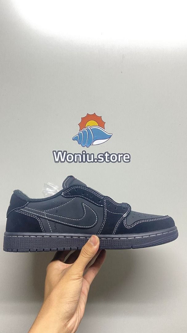 Travis Scott x Air Jordan 1 Low OG SP「Black Phantom」黑武士, 他的