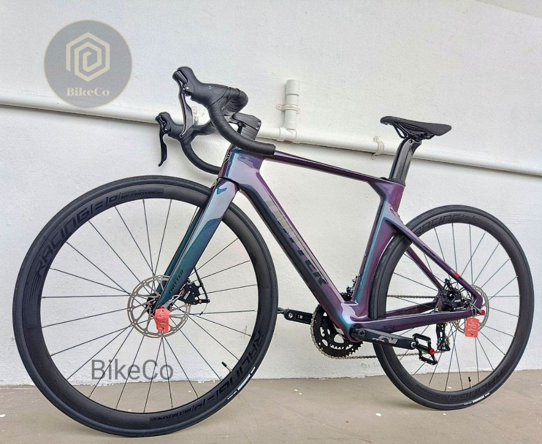 TWITTER R10 Carbon Fibre Chamaleon Road Bike Lightweight Aero Race Semi Hydraulic 22 Speed Bicycle