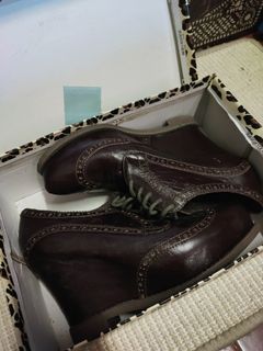 Venilla Suite leather wedge oxford shoes (read descriptions)
