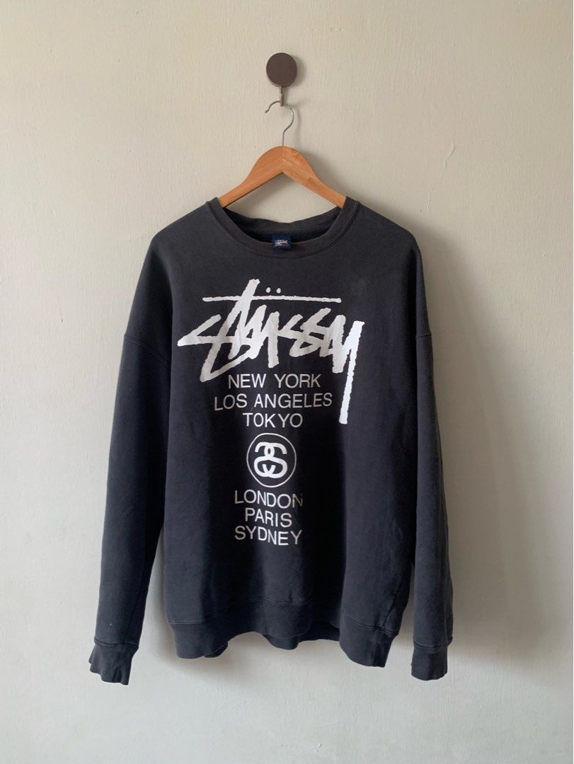 Stussy world online tour sweatshirt