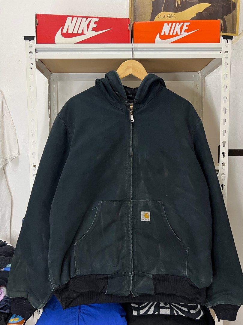 Vintage Carhartt J140 Detroit Hooded Jacket Men s Fashion Coats