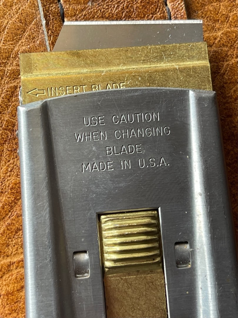 Vintage Heavy duty razor window glass scraper Cutter made in USA ...