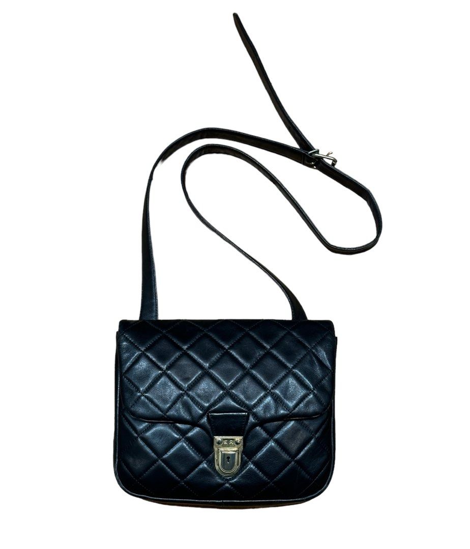 Vintage Sonia Rykiel Quilted Sling Bag