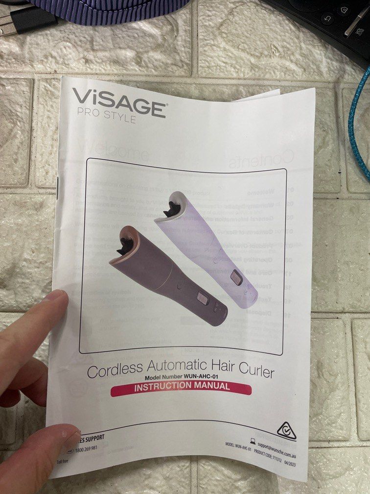 Visage Pro Style Cordless Auto Hair Curler