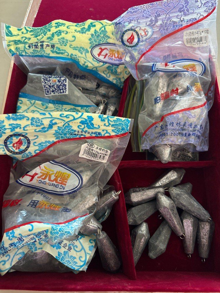 Sinkers, Sports Equipment, Fishing on Carousell