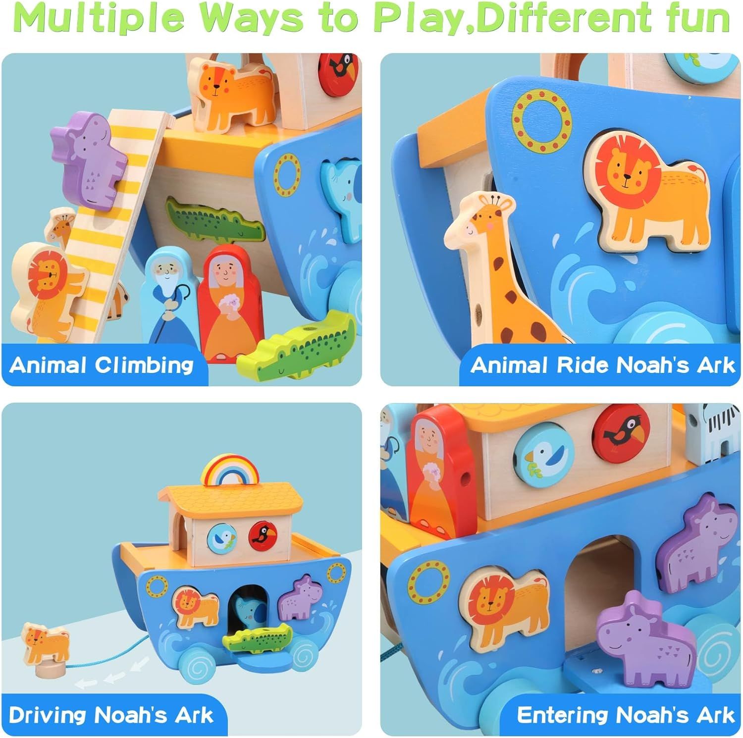 Noah's ark toy for 1 year old store