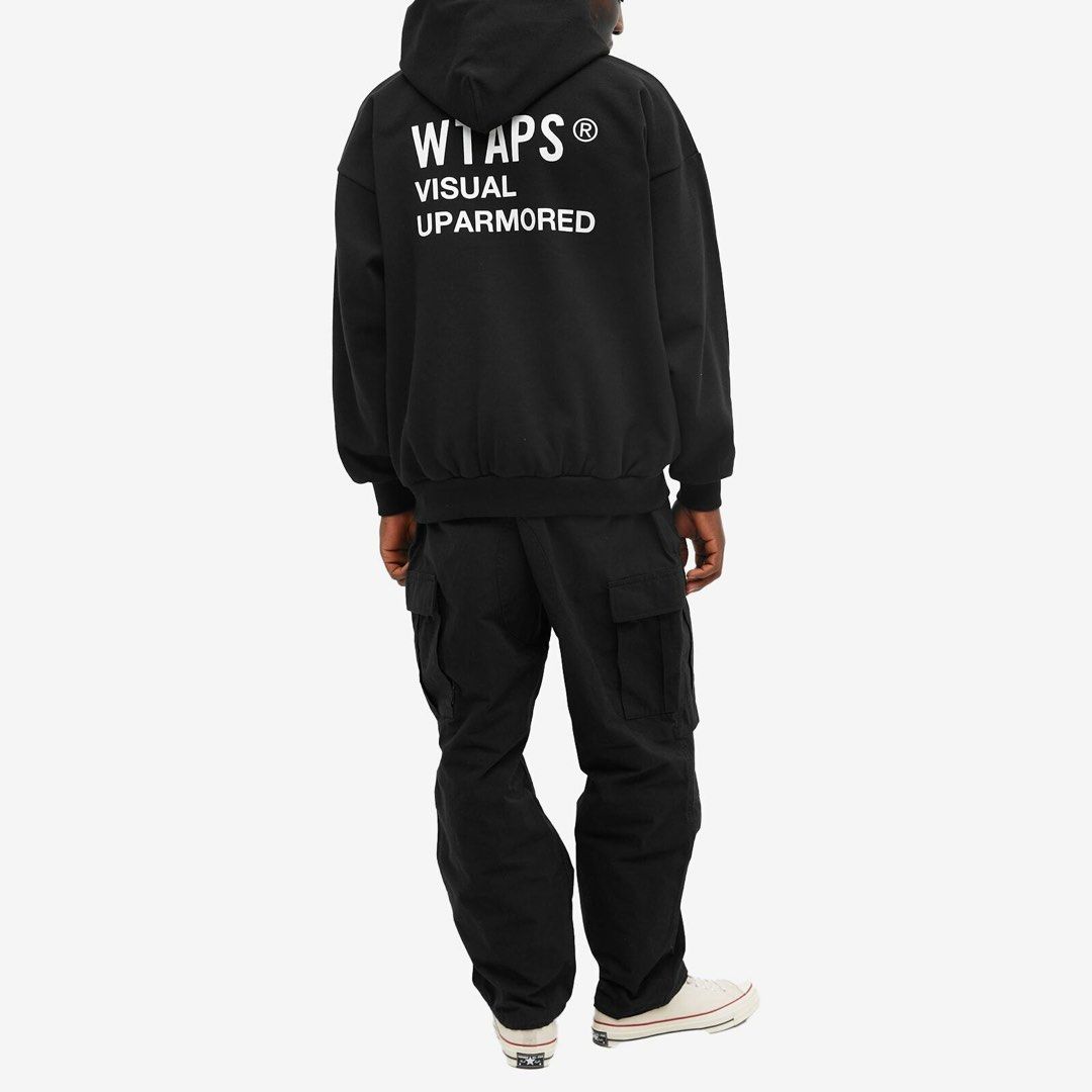 WTAPS FW22 VISUAL UPARMORED / HOODY BLACK L hoodies, 女裝, 上衣