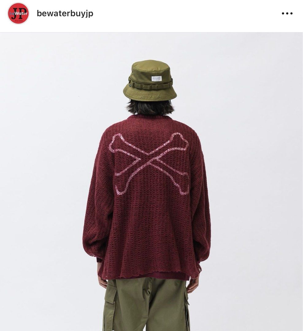 WTAPS OBSVR SWEATER ACRYLIC. X3.0 WTAPS BONE, 男裝, 上身及套裝