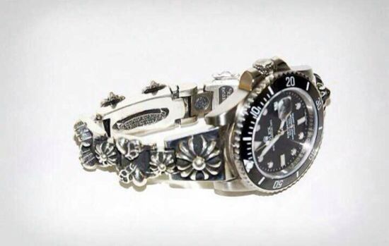 Chrome hearts top rolex submariner
