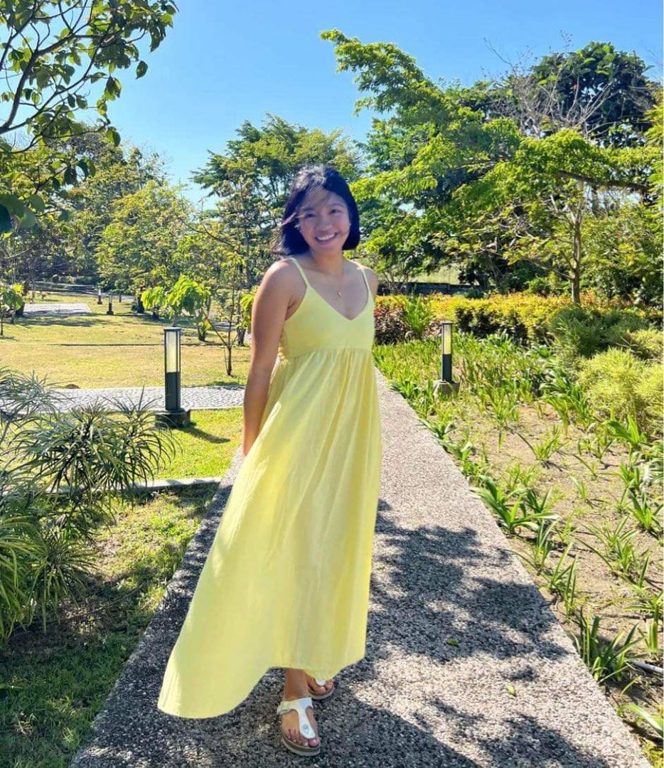 Yellow sunday dress new arrivals