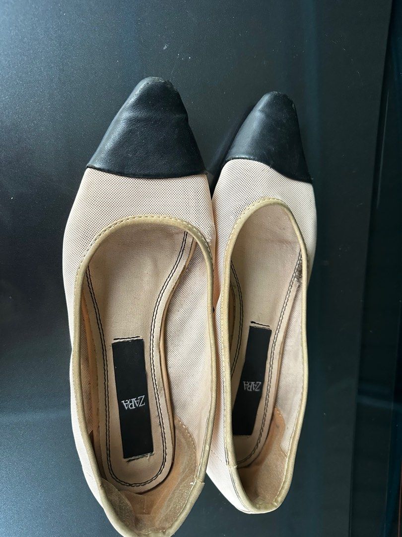 Zara flar shoe, Women's Fashion, Footwear, Flats on Carousell