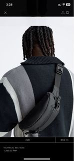 Zara technical belt bag