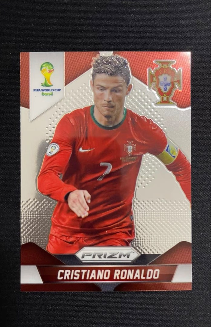 2014 Cristiano Ronaldo panini prizm World Cup football soccer card