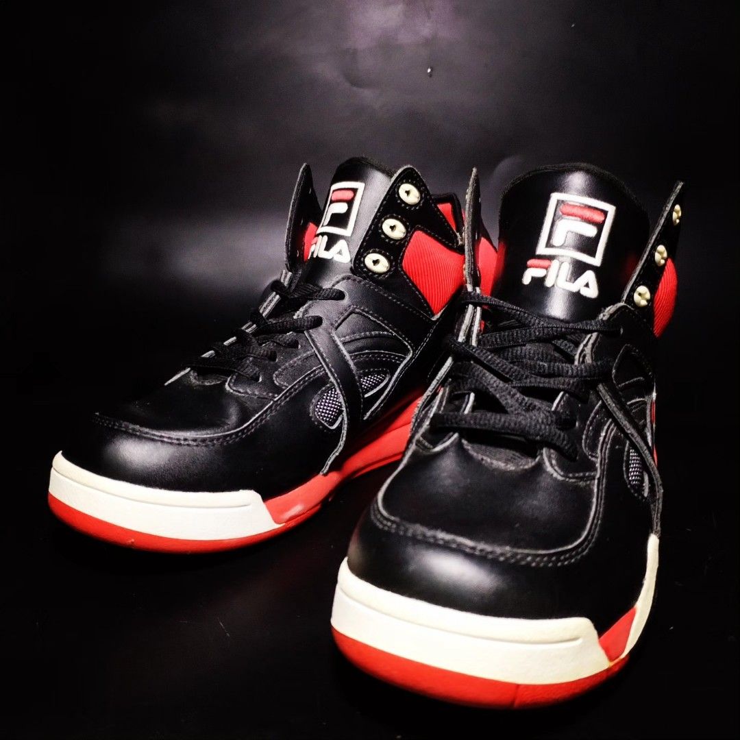 4uk FILA CAGE BLACK RED