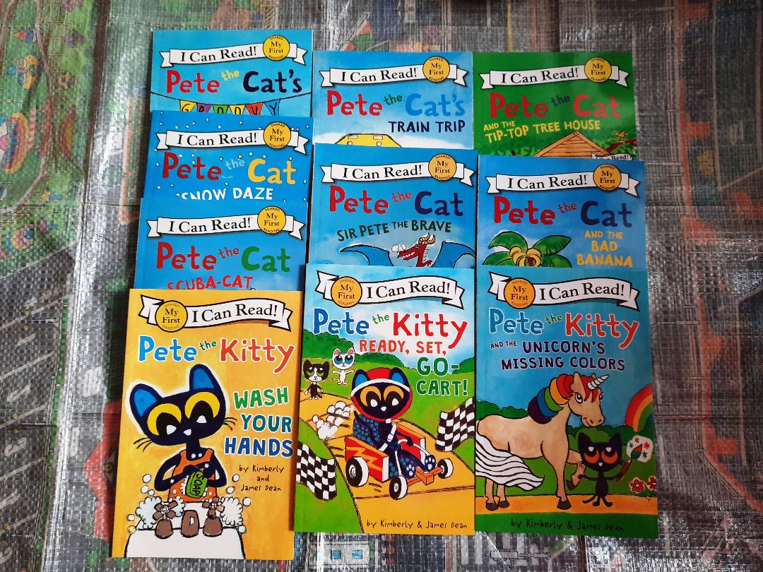 預訂27册點讀版I Can Read Pete the Cat 27 Books 皮特貓QR code 掃碼