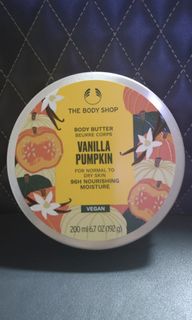 [🌟🌟Winter Essentials] #The Body Shop #Vanilla Pumpkin #Body Butter 96H nourishing moisture 200ml64212822644865110