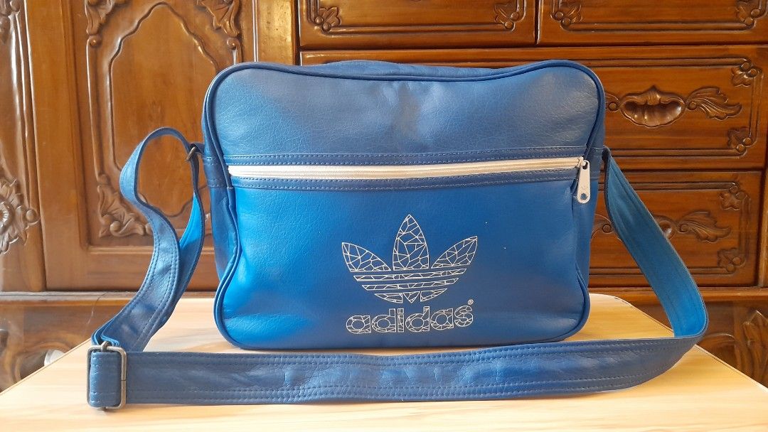 adidas messenger bag biru Men s Fashion Bags Sling Bags on