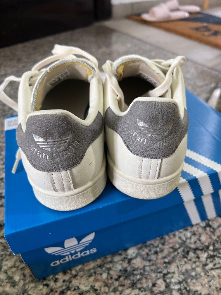 clearance sale Adidas Stan Smith off white and grey back