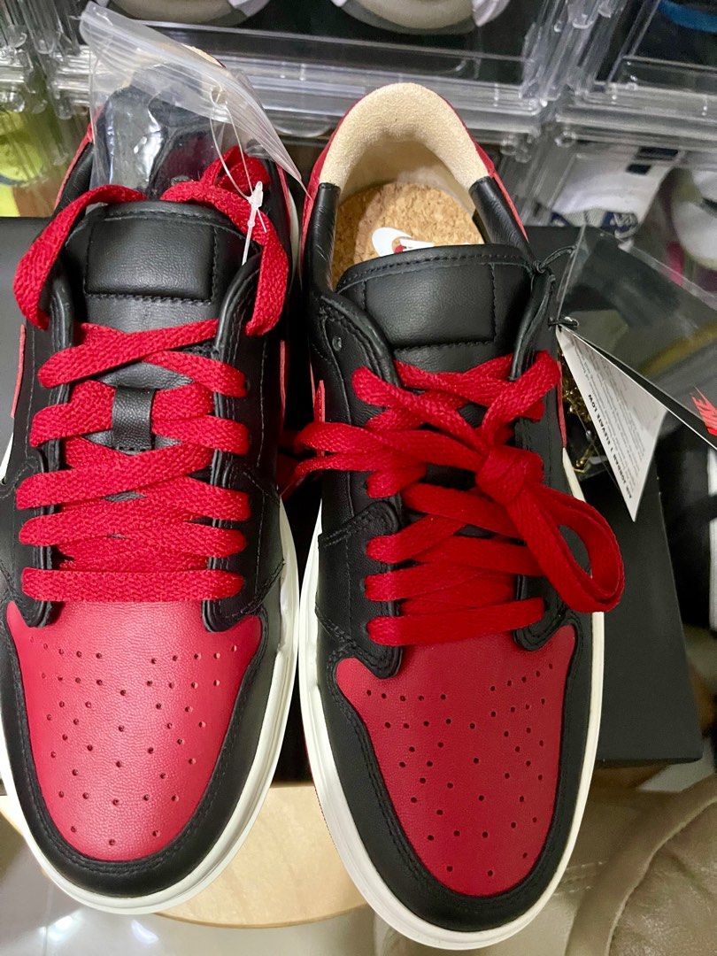 Air Jordan 1 Elevate “Bred” US8W (Category: Sneakers) located in Makati City. Submitted by deomora3 (Listing ID 1266328460, Image 2). Description: For sale! Air Jordan 1 Elevate “Bred” Size : US8womens/6.5mens Condition : Brandnew Price : 8,000 Meetups : SM Light Mall, SM Megamall, Makati Area, BGC Area.