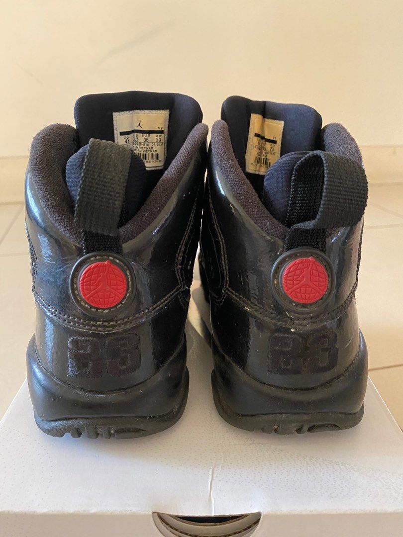 Air Jordan 9 Retro Bred Patent GS Women s Fashion Footwear