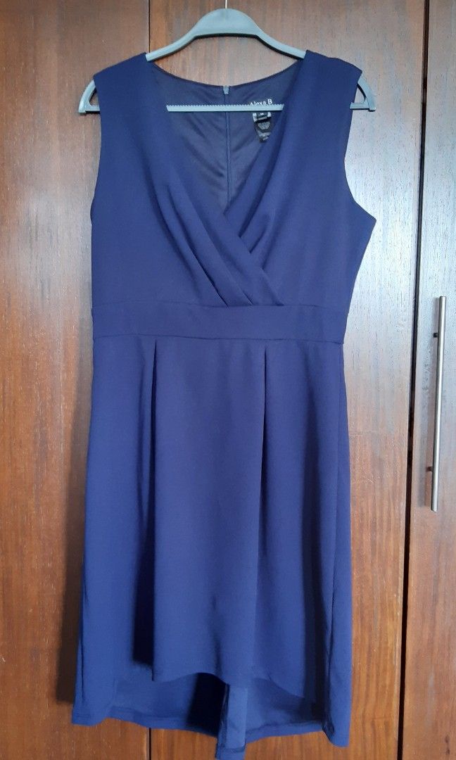 alexa b nites blue dress Alexia Blue Strapless Maxi Dress - US 0 main image 1