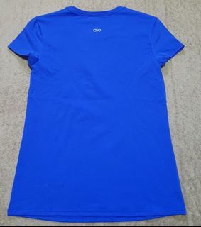 ALO YOGA fitness shirt (blue)