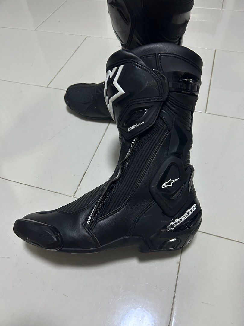 Alpinestars Smx Plus V2 Vented Boots Black Botas Moto Hombre