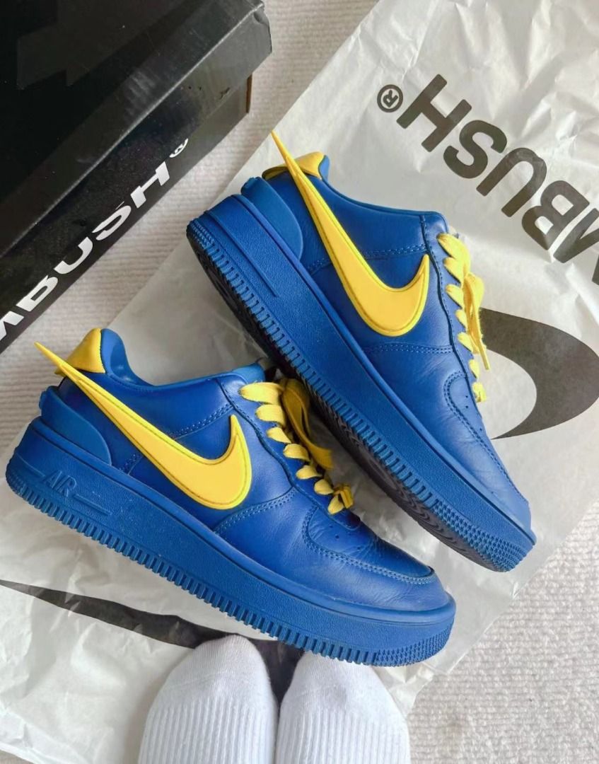 AMBUSH x Nike Air Force 1 LowGame Royaand Vivid Sulfur”聯名款男女