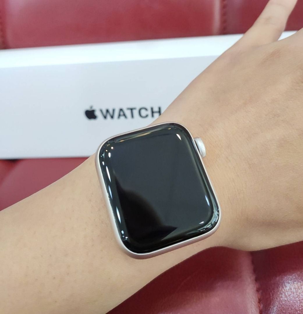 艾爾巴數位】APPLE Watch SE2 GPS版40MM 星光色鋁金屬#僅拆封#保固未