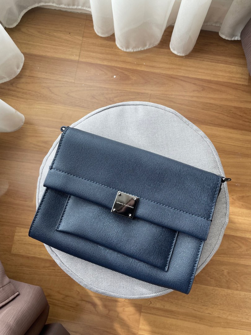 Armani exchange outlet clutch bag