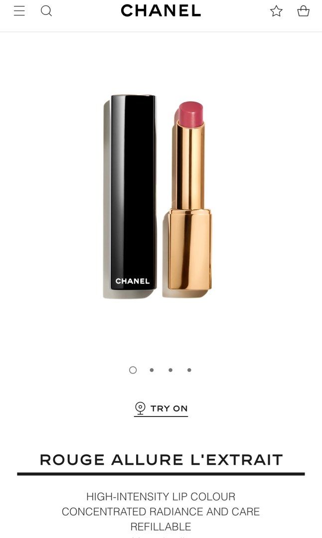 Chanel Rouge Allure L'Extrait High-Intensity Lip Colour Concentrated Radiance and Care Refillable