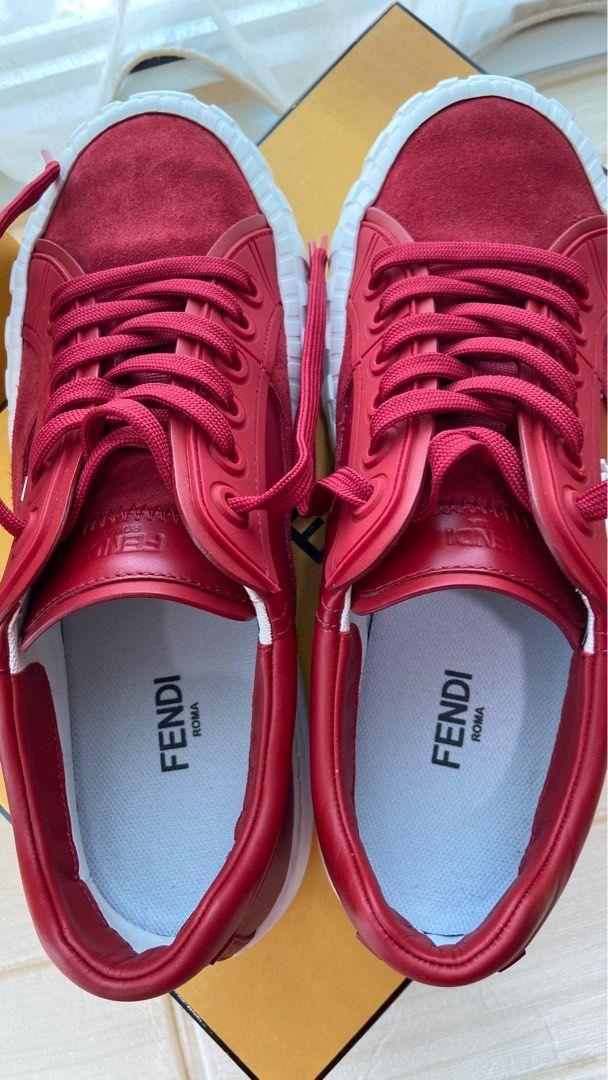 Red fendi shoes online