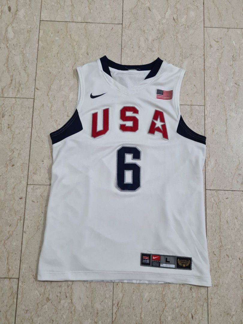 Lebron james discount usa jersey 2008