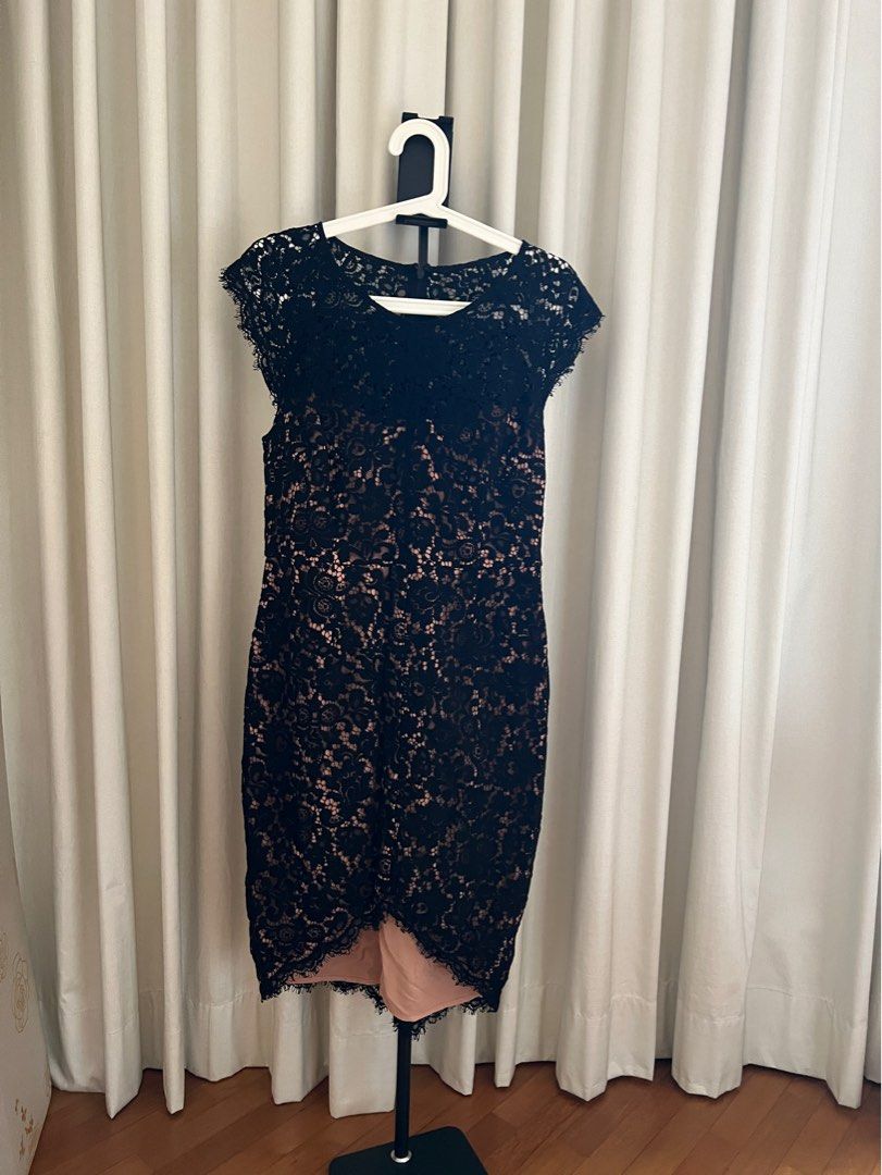 Portmans black top lace dress