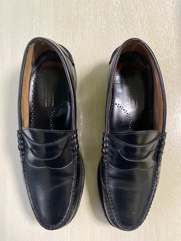 Johnston & Murphy Black penny loafer - Ivy League style, Men's Fashion ...