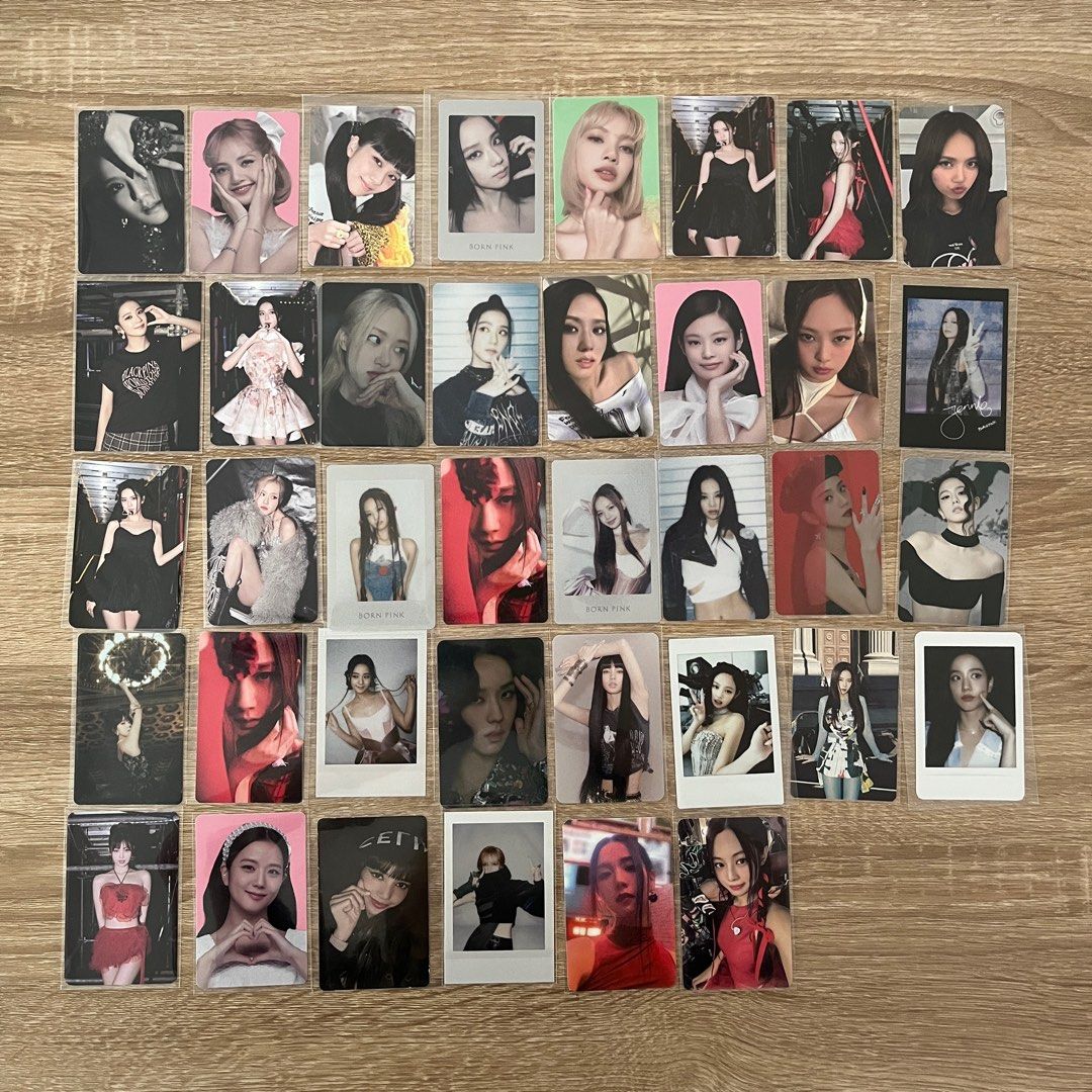 blackpink photocards pc rare wts lfb clearance jennie jisoo lisa