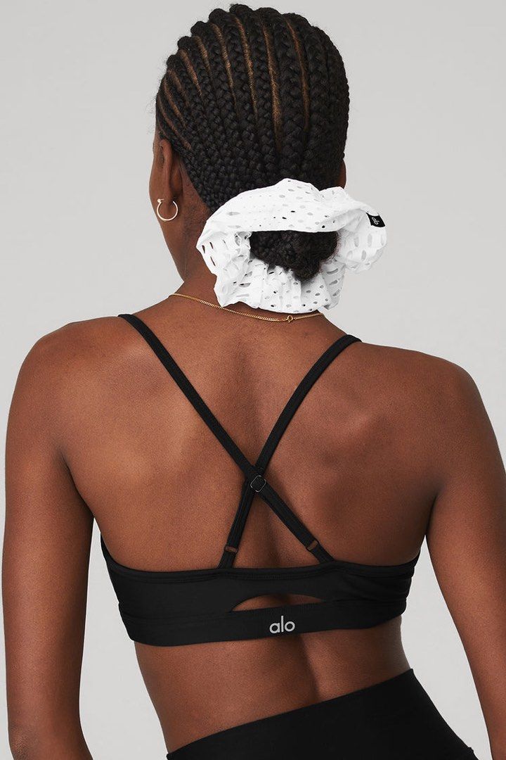 BNWT ALO YOGA Mesh Haute Summer Scrunchie/hair tie, Women display picture 2
