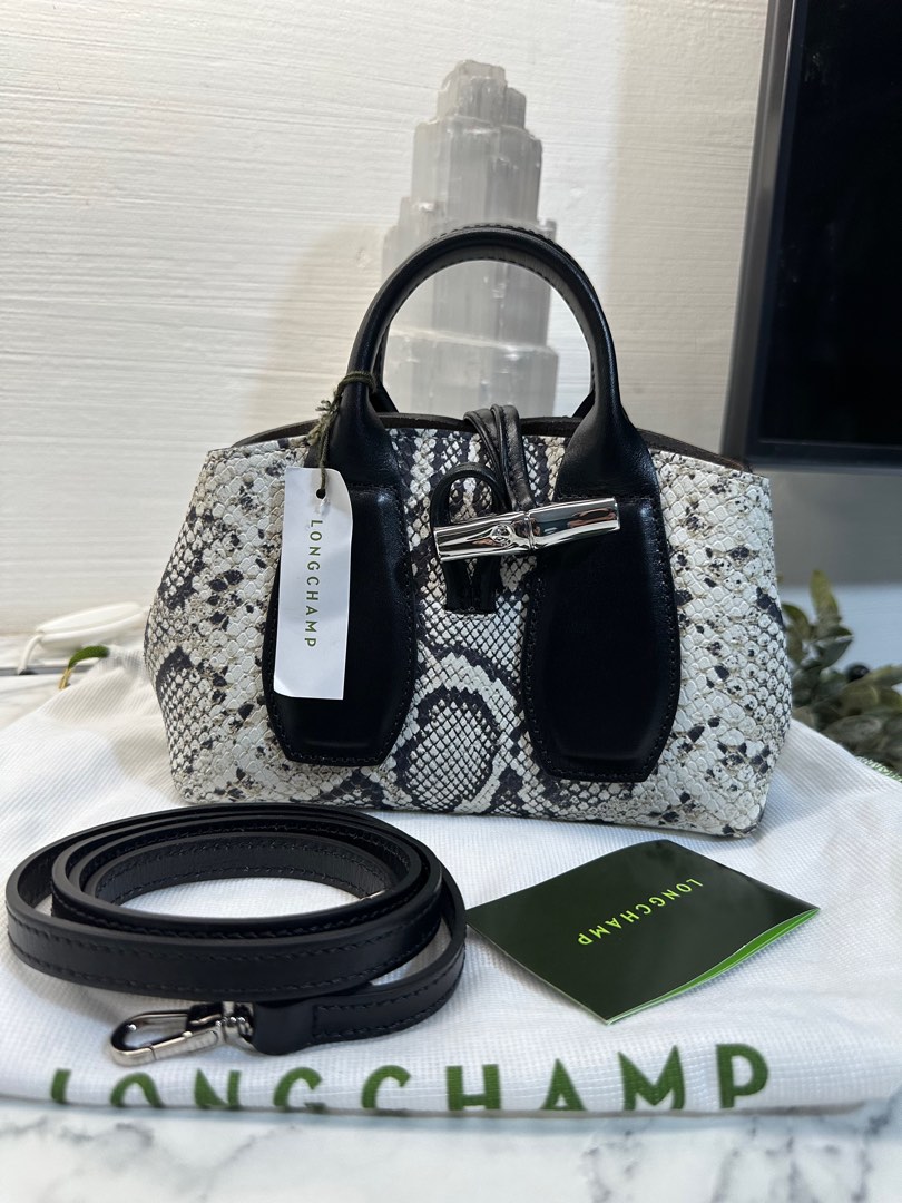 Longchamp roseau python clearance