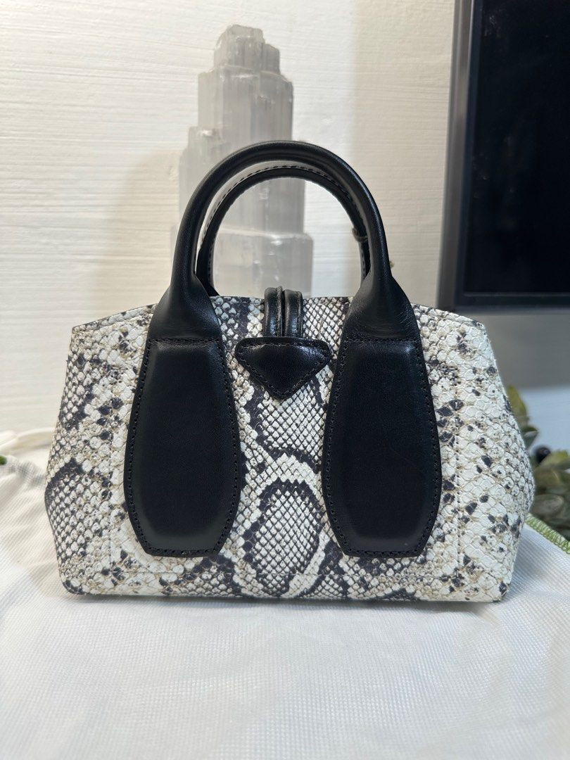 Longchamp hot sale roseau python