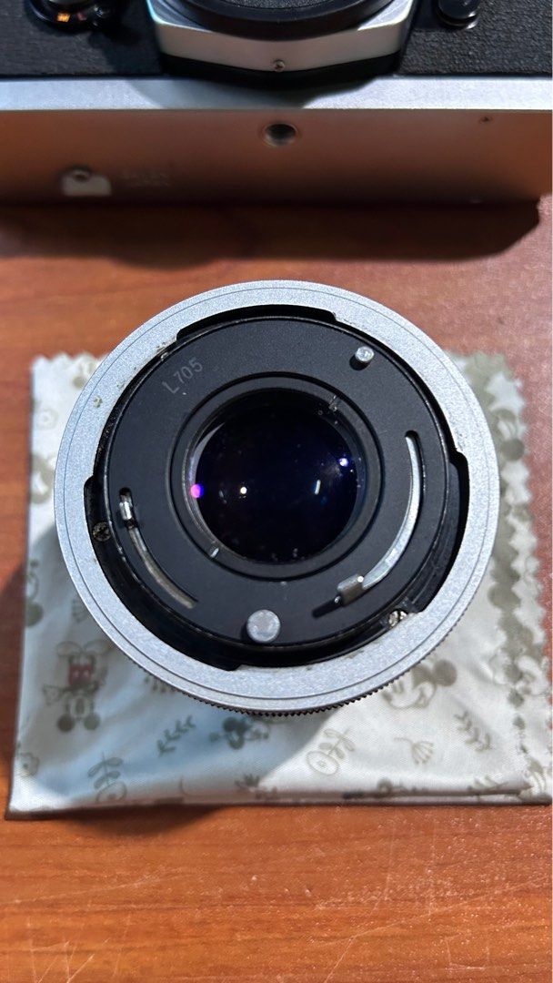 Canon FTb QL Vintage 35mm Film Camera + 50mm f/1.8 FD lens + 35105mm f