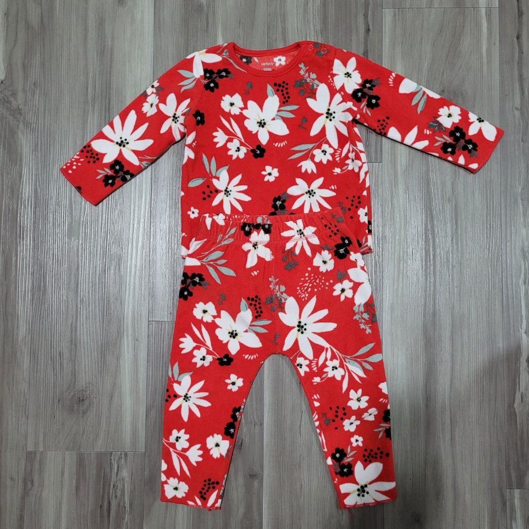 Carter s Fleece Pajamas Top Bottom