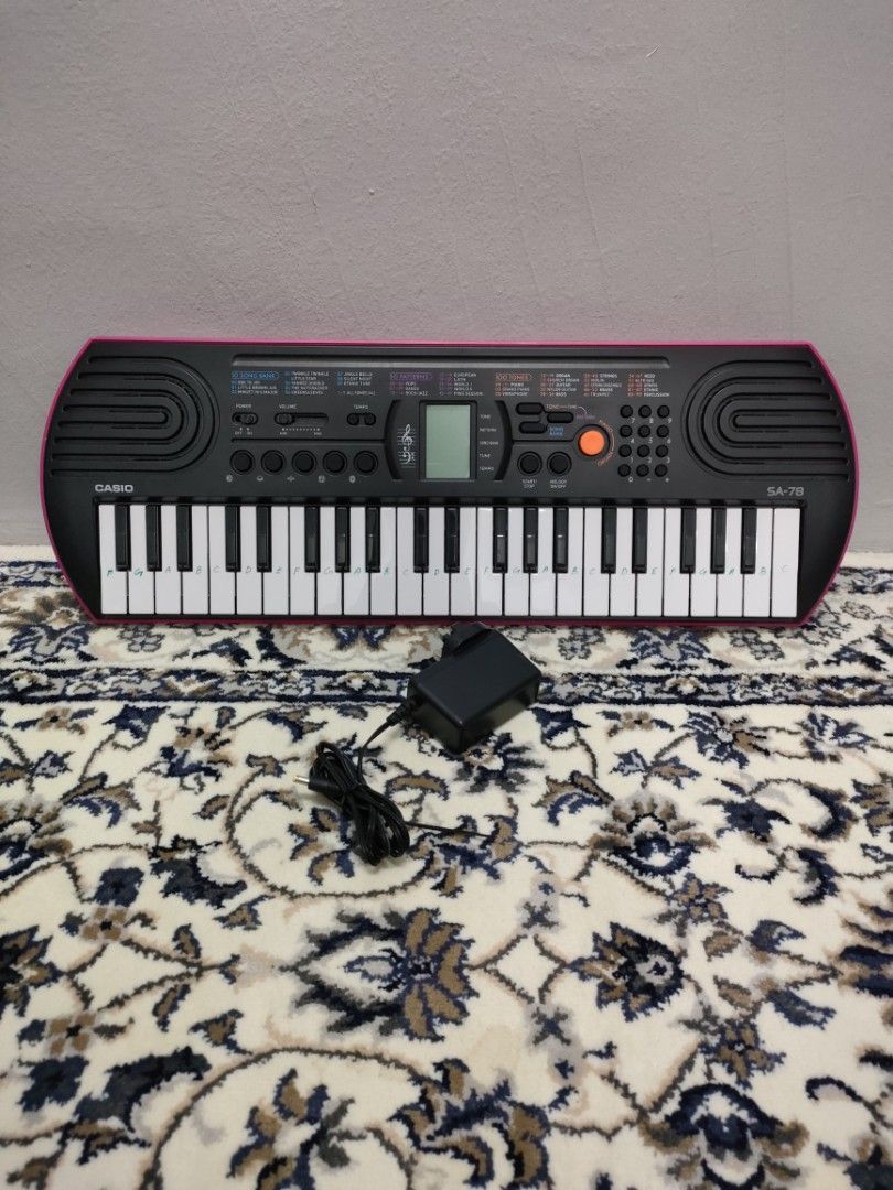 Casio SA 78 Mini Keyboard Hobbies Toys Music Media Musical